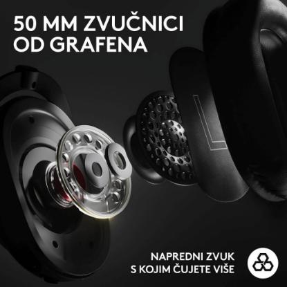 Slušalice LOGITECH G PRO X 2 Lightspeed, 7.1, bežične, crne
