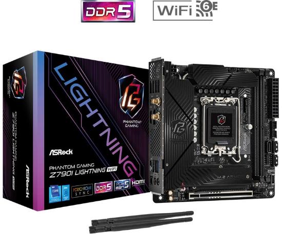 Matična plošća ASROCK Z790I Lightning WiFi, Intel Z790, DDR5, miniITX, s. LGA1700
