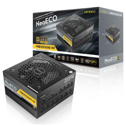 Napajlnik 1000W, ANTEC NE1000G M NeoECO ATX 3.0, 120mm vent, 80+ Gold, modularno