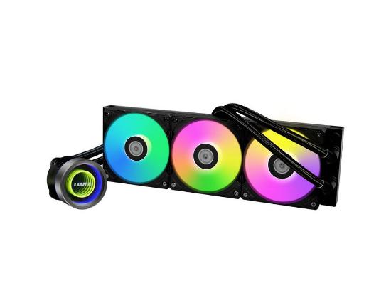 Vodno hlajenje LIAN LI GALAHAD II Trinity 360, ARGB, CPU hlađenje, za Intel i AMD, crno