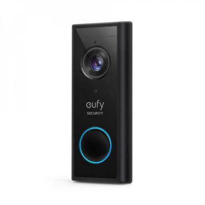 Pametno bežično zvono ANKER Eufy T82101W1, 2K, WiFi, baterijsko, crno, dodatno