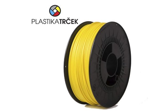 Filament za 3D printer PLASTIKA TRČEK, PETG – 1kg, Žuti