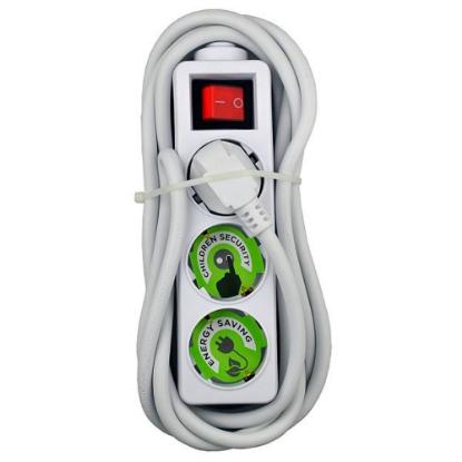 Naponska letva MAXPOWER HS-DB GB03K, 3 utičnice, 1.5m, bijela