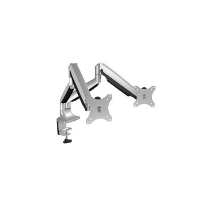 Stalak za monitor ICY BOX IB-MS504-T, stolni, do 32", za 2 monitora, srebrni