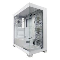 Ohišje LC POWER Gaming 715B Seamless Pale X, MIDI, ATX, window, belo, bez napajalnika
