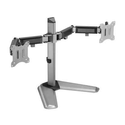 Stalak za monitor WHITE SHARK GMS-3206 , stolni, do 32", za 2 monitora, sivi