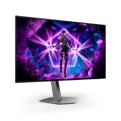 Gaming monitor 26.5" AOC Agon AG276QZD, QHD, OLED, 240Hz, 1ms, 1000cd/m2, G-Sync, pivot, zvočnici, črni