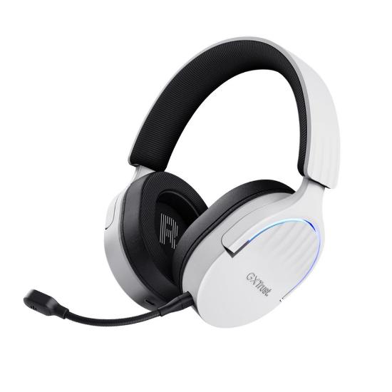 Slušalice TRUST GXT 491W Fayzo Wireless, 7.1, RGB, BT, bežične, bijele
