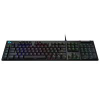 Tipkovnica LOGITECH Gaming G815 Linear, RGB, mehanička, USB, črna