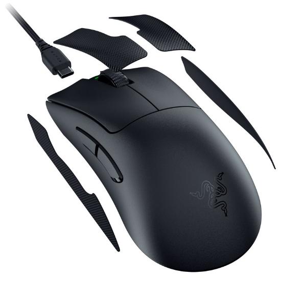 Miška RAZER DeathAdder V3 Pro, optički, 30000dpi, bežični, USB, črni