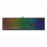Tipkovnica EPOCH Rhea, RGB, mehanička, crveni switch, UK/HR layout, črna, USB