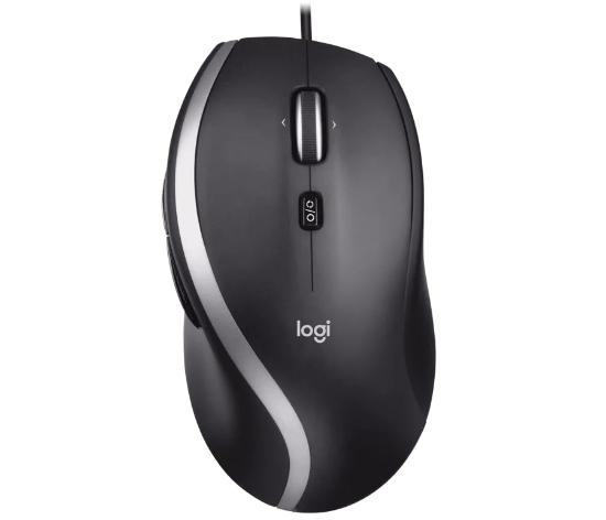 Miška LOGITECH M500s, optički, črni, USB