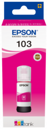 Tinta EPSON 103, C13T00S34A, magenta, za L11xx/L12xx/L31xx/L32xx/L51xx/L52xx, 65ml
