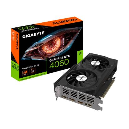 Grafična kartica GIGABYTE GeForce RTX 4060 Windforce OC, 8GB GDDR6
