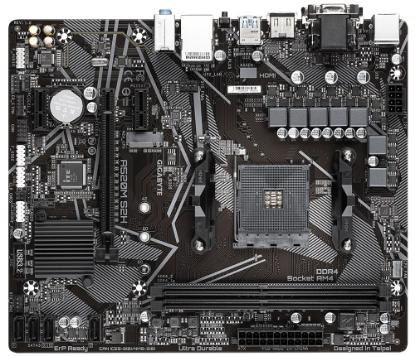 Matična plošća GIGABYTE A520M S2H, AMD A520, DDR4, mATX, s. AM4
