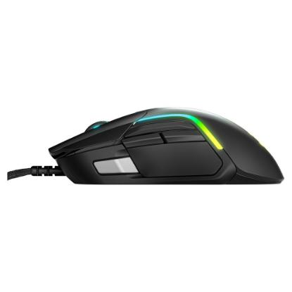 Miška STEELSERIES Rival 5, optički, RGB, 18000 CPI, mat črni, USB