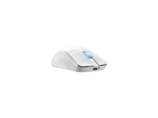 Miška ASUS ROG Harpe Ace Aim Lab Edition, optički, 36000dpi, USB, bežični, beli