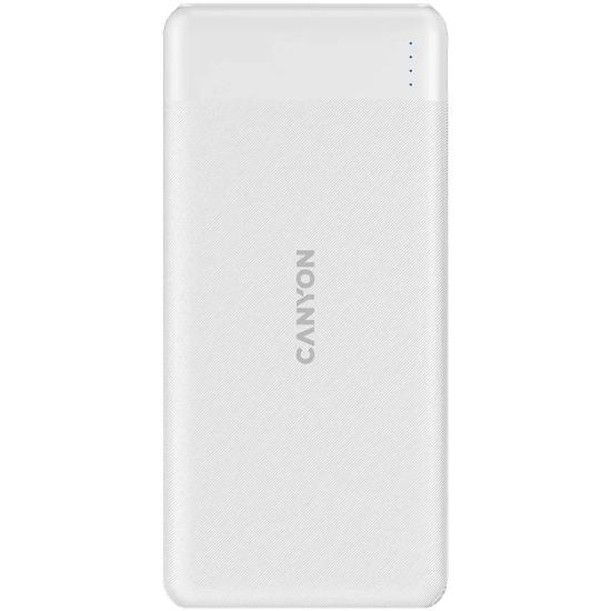 Mobilni USB punjač CANYON PB-1009, 10000 mAh, PD, QC3.0, bijeli