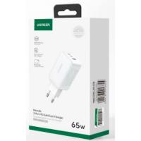 Kućni punjač UGREEN Nexode, 65W, 2XUSB-C, USB-A, bijeli