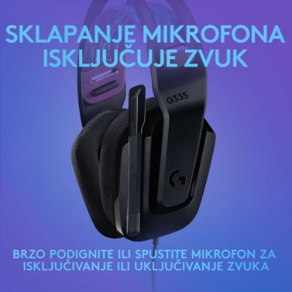 Slušalice LOGITECH Gaming G335, crne