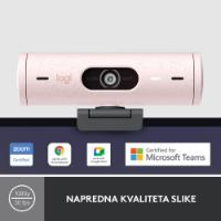 Web kamera LOGITECH Brio 500, roza