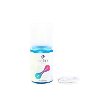 Sredstvo za čišćenje OCTIO S05, za ekrane, krpica, sprej, 200ml