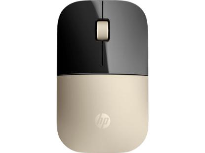 Miška HP Z3700, optički, bežični, 1200dpi, zlatni