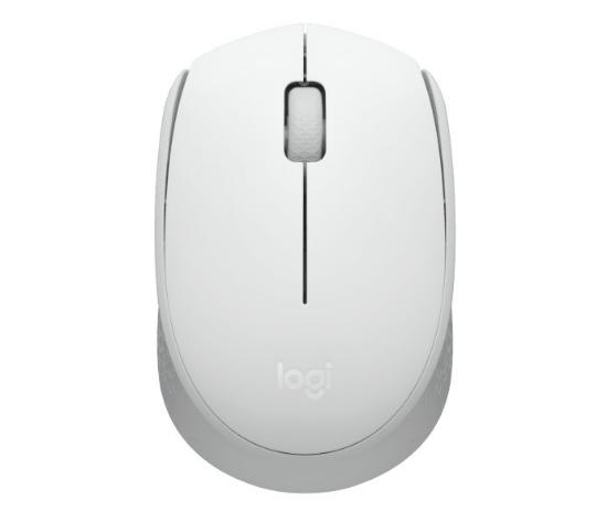 Miška LOGITECH M171, optički, bežični, beli