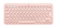 Tipkovnica LOGITECH K380, BT, kompaktna, za Mac, roza