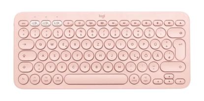Tipkovnica LOGITECH K380, BT, kompaktna, za Mac, roza