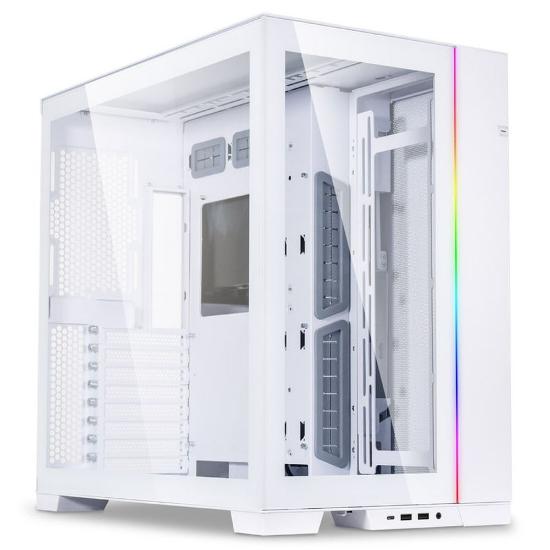 RABLJENI - Kućište LIAN LI 011 Dynamic EVO, MIDI, ATX, window, bijelo, bez napajanja