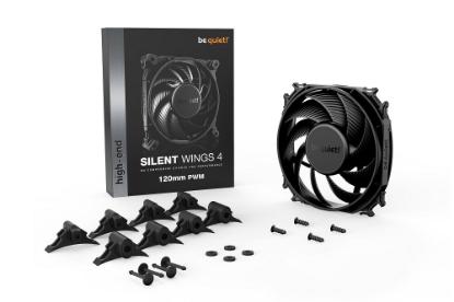 Ventilator BE QUIET Silent Wings 4, 120mm, 1600 okr/min, PWM, črni