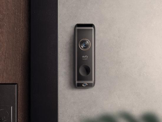 Pametno bežično zvono ANKER Eufy T8213G11, 2K, 2 leće, WiFi, baterijsko, crno, dodatno