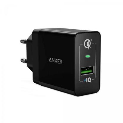 Kućni punjač ANKER PowerPort+ A2013L11, QC 3.0 18W, USB, crni