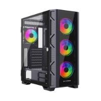 Ohišje BIT FORCE GIANT ARGB-TG4, E-ATX, RGB, črno, window, bez napajalnika