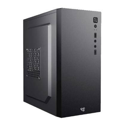 Ohišje SBOX PCC-12, mATX Mid Tower, črno, bez napajalnika