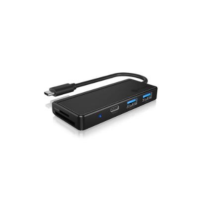USB HUB ICY BOX IB-HUB1423CR-C3, USB-C na 2x USB-A 3.0, USB-C, SD/microSD