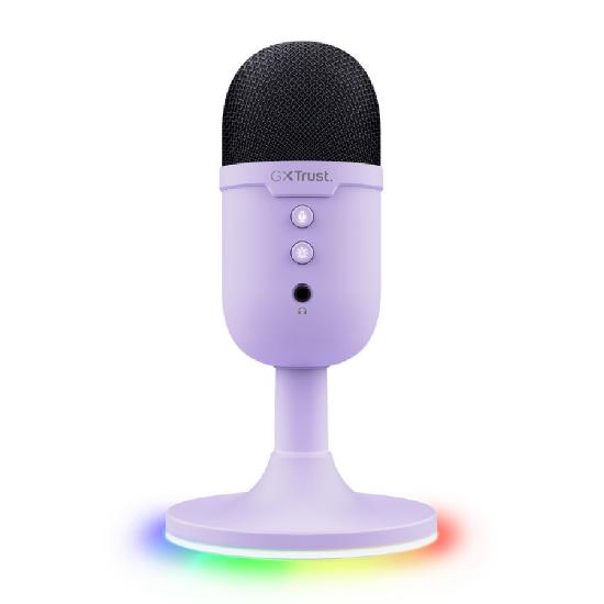 Mikrofon TRUST GXT 234 Yunix, RGB, USB i 3.5mm, rozi
