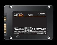 SSD 250GB SAMSUNG 870 EVO, MZ-77E250B/EU, SATA, 2.5", 560/530 MB/s