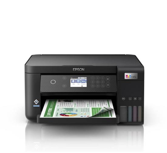 Multifunkcijski Tiskalnik EPSON EcoTank L6260, Tiskalnik/scanner/copy, 4800 x 1200, USB, LAN, WiFi, črni
