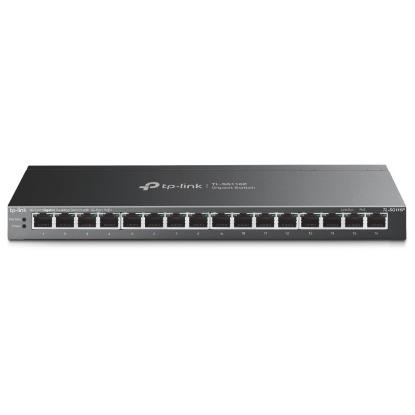 Switch TP-LINK TL-SG116P, 16×G-LAN PoE+, 802.3af/at, 120W