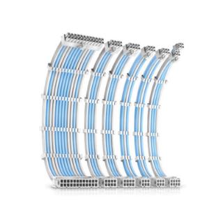 Produžni kablovi za napajanje ANTEC Sleeved Extension Cable Kit, bijelo-plavi