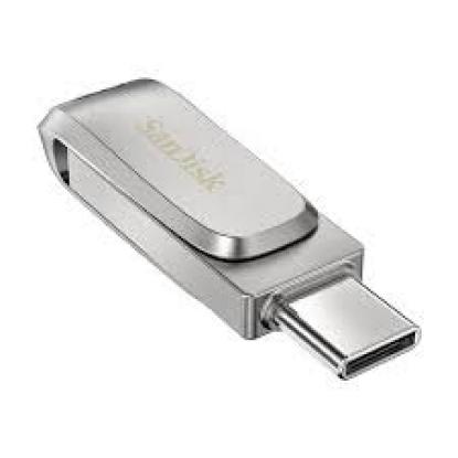 Memorija USB 3.1 FLASH DRIVE, 1TB, SANDISK Ultra Dual Drive Luxe USB-C, SDDDC4-1T00-G46, srebrna