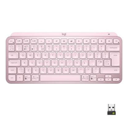 Tipkovnica LOGITECH MX Keys mini, brezžična, BT, roza