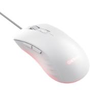 Miška TRUST GXT 924W Ybar+, RGB, optički, 25600dpi, beli