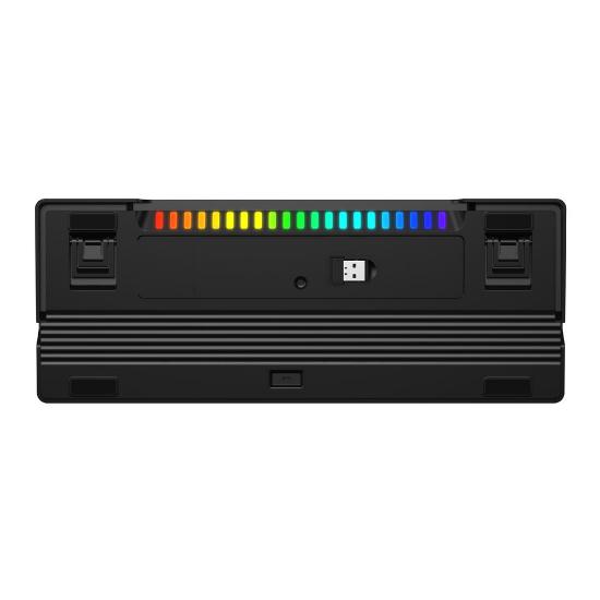 Tipkovnica EPOCH Kari, RGB, mehanička, brezžična, BT, UK/HR layout, črna, USB