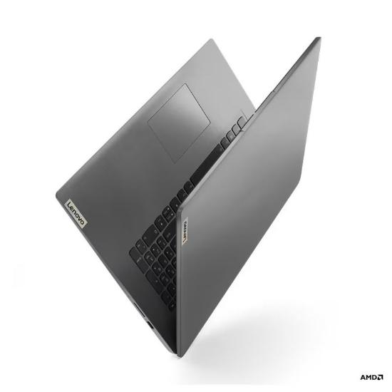 Prenosnik LENOVO IdeaPad 3 82KV00MUSC / Ryzen 7 5700U, 12GB, 512GB SSD, AMD Radeon Graphics, 17.3" FHD IPS, bez OS, sivi