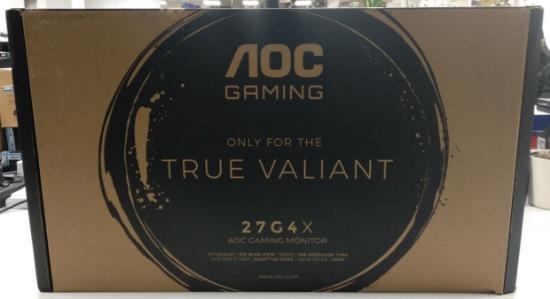 RABLJENI - Gaming monitor 27" AOC 27G4X, FHD, IPS, 180Hz, 1ms, 300cd/m2, G-Sync, pivot, zvučnici, crni