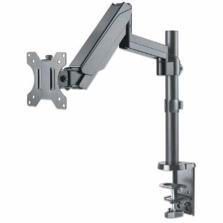 Stalak za monitor MANHATTAN 461580, za jedan monitor, stolni, 17" do 32", crni