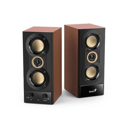 Zvočniki GENIUS SP-HF800BT, 20W, USB, Bluetooth, leseni